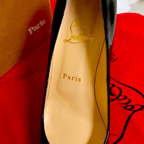 LOUBOUTIN brand new patent leather - Picture 6 of 7